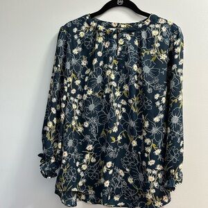 Papermoon Navy Floral Blouse